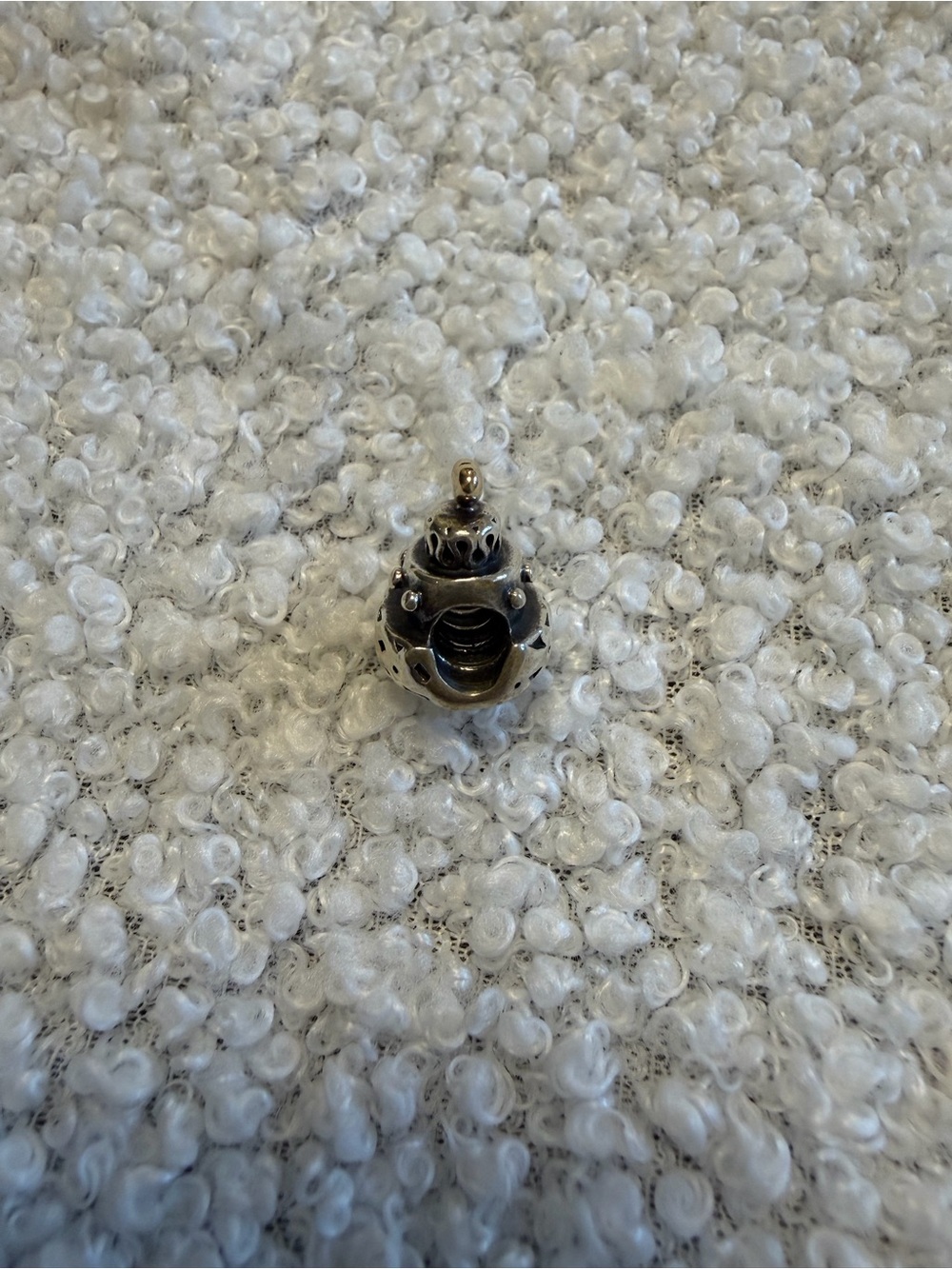 Authentic Pandora Retired Two Tone Cake Charm - Picture 5 of 5